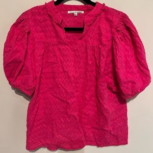 Anthropologie puff-sleeve shirt